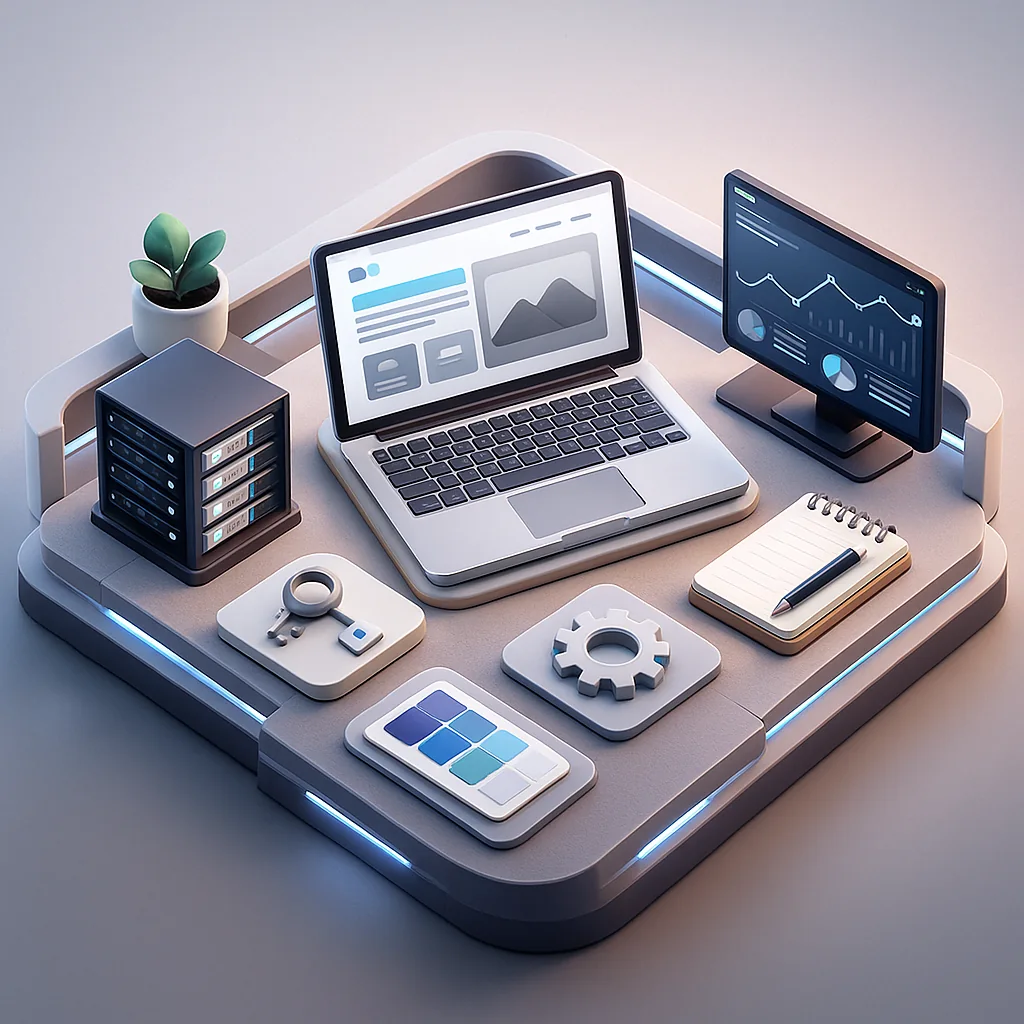 Checkliste für Website-Erstellung mit allen benötigten Komponenten