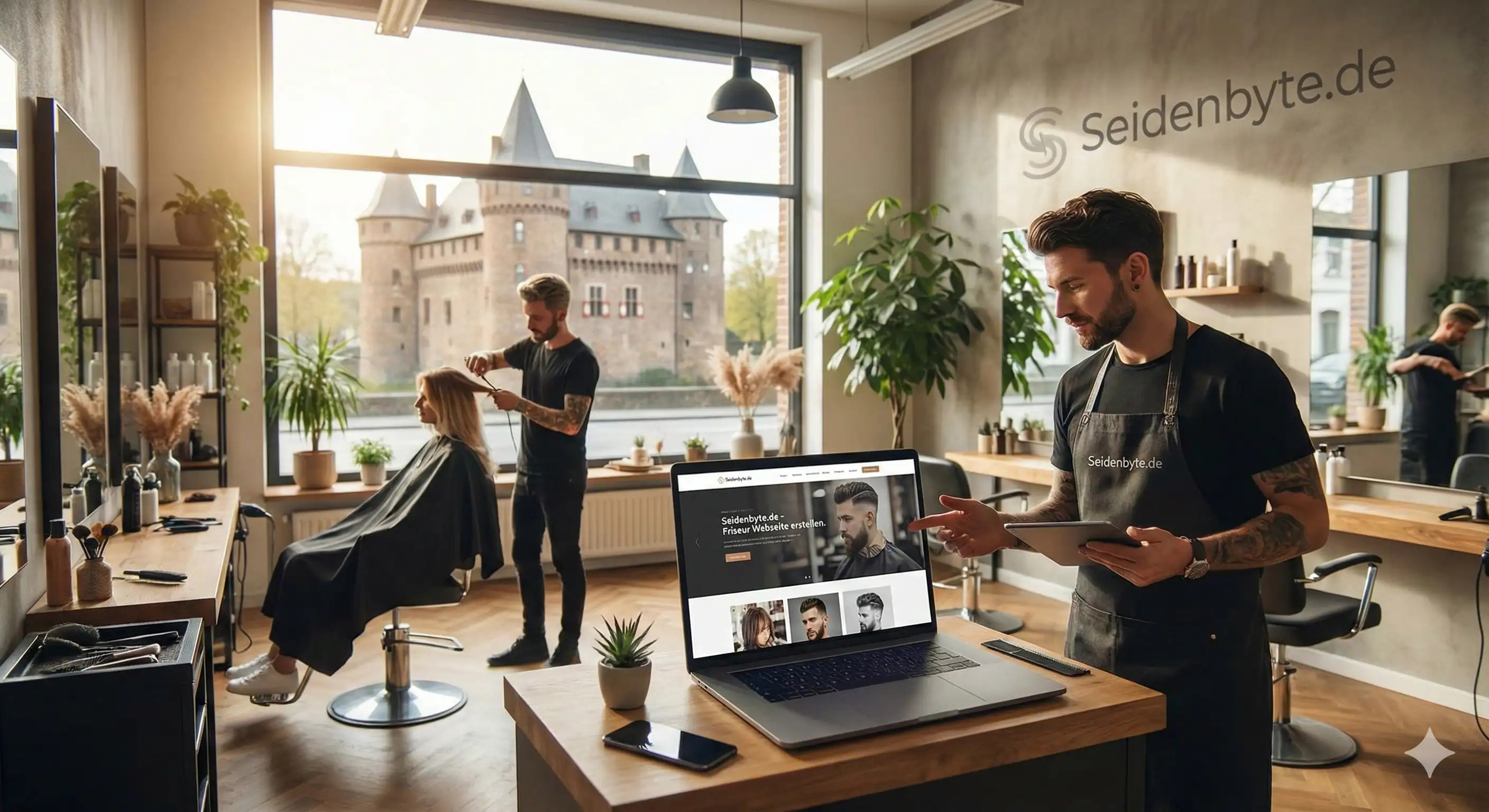 Friseur Website erstellen - Moderne Homepage für Friseursalons