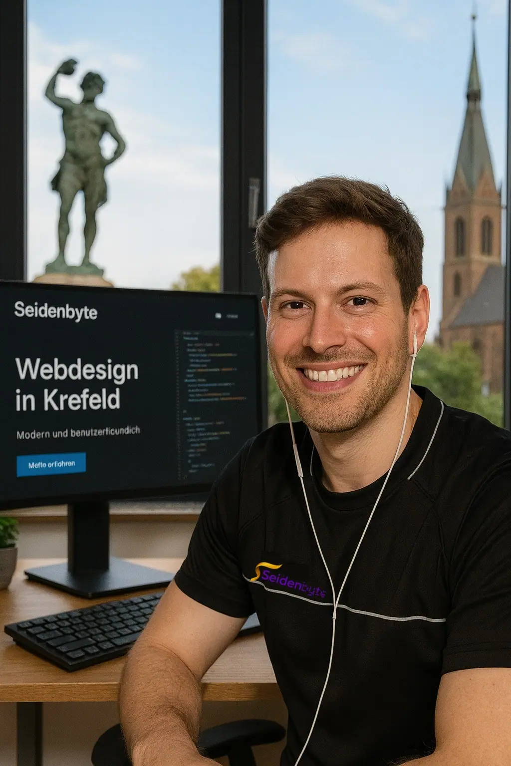 Webentwickler bei der Arbeit in Krefeld - Professionelle Softwareentwicklung